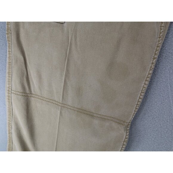Vintage Old Navy Pants Mens 36x30 Beige Military Paratrooper Baggy Cargo 90s Y2K - Picture 2 of 9